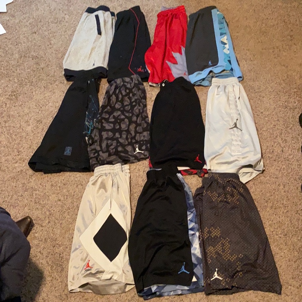 Lot of (11) Air Jordan Nike Shorts